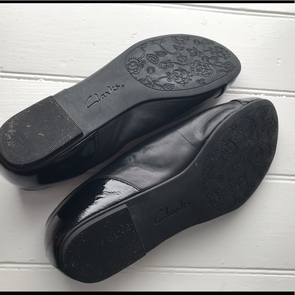 Clarks Indigo Black Flats - Picture 6 of 6